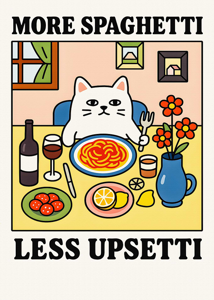 More Spaghetti, Less Upsetti
