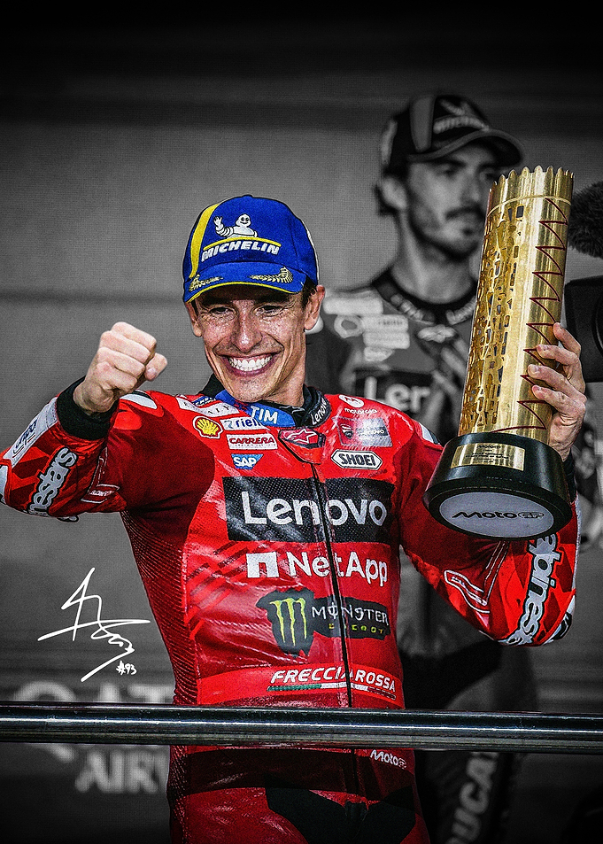 Marc Marquez Victory Celebration