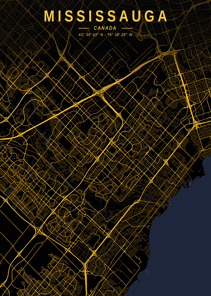 Mississauga Golden City Map