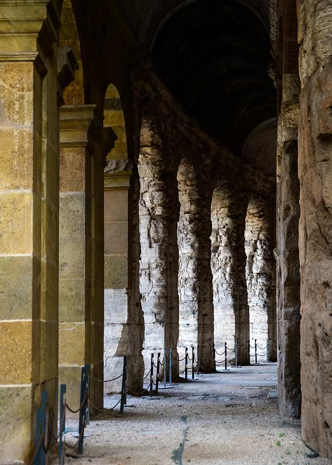 Ancient Stone Archway Interior