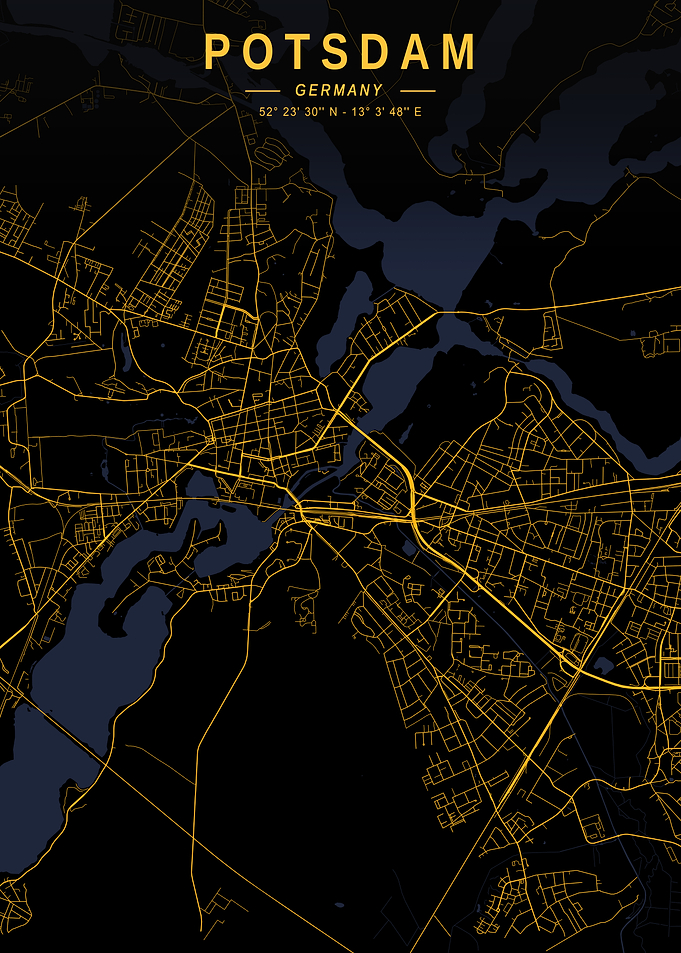 Potsdam Golden City Map