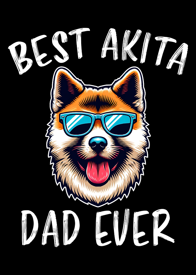 Best Akita Dad Ever