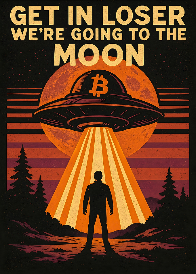 Bitcoin UFO Moon Loser