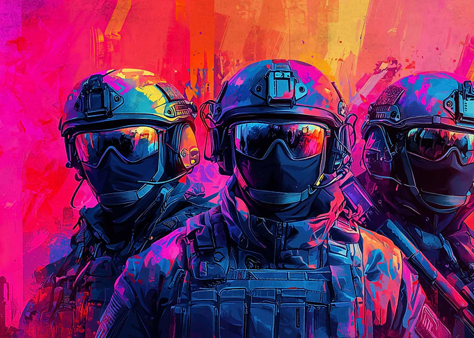 Neon Military Squad