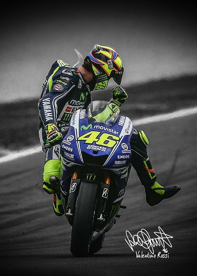 Valentino Rossi Motorcycle Racing