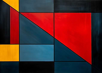 Abstract Geometric Painting
