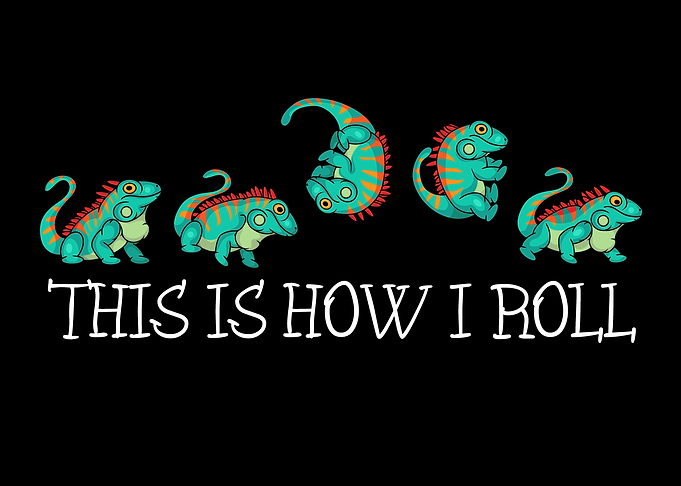 Copy of Leopard Gecko How I Roll Gift Kids Leopard Gecko