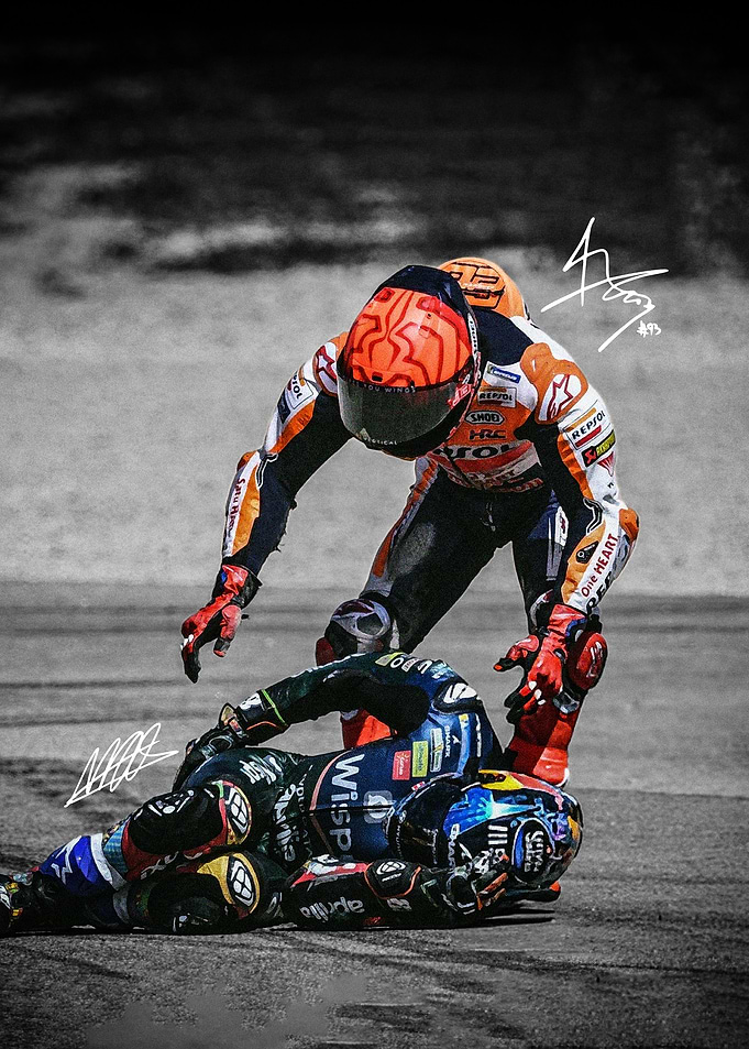 Marc Marquez vs Miguel Oliveira