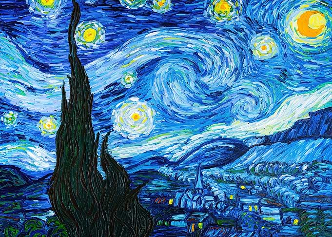 Starry Night Painting by Vincent van Gogh