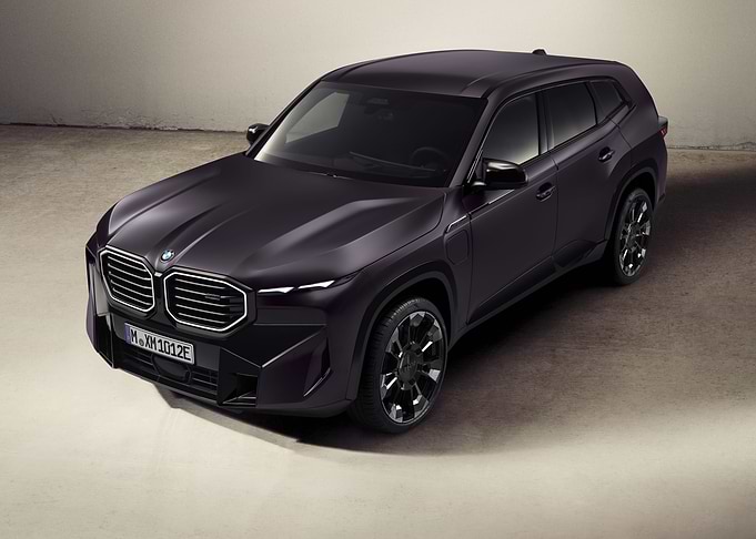 Purple BMW XM SUV