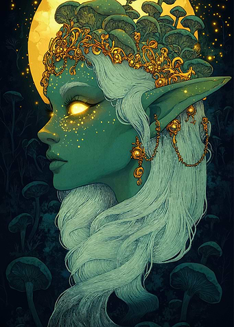 Mushroom Elf Portrait
