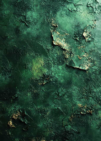 Textured Green Stone Surface