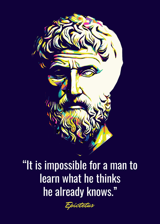 Epictetus Quote Portrait