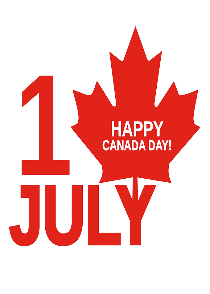 Happy Canada Day Poster