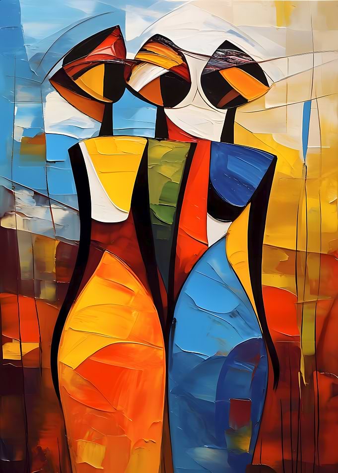 Abstract Figures Painting