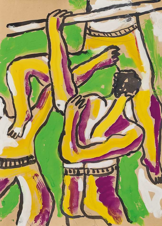 Fernand Léger Abstract Figures with Pole