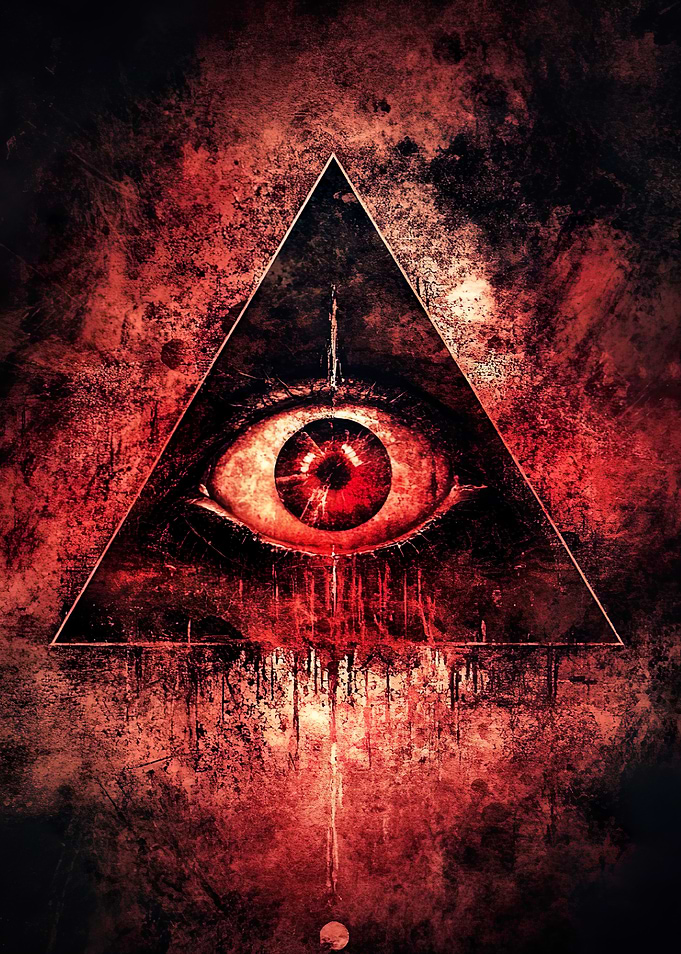 Red Eye in Triangle