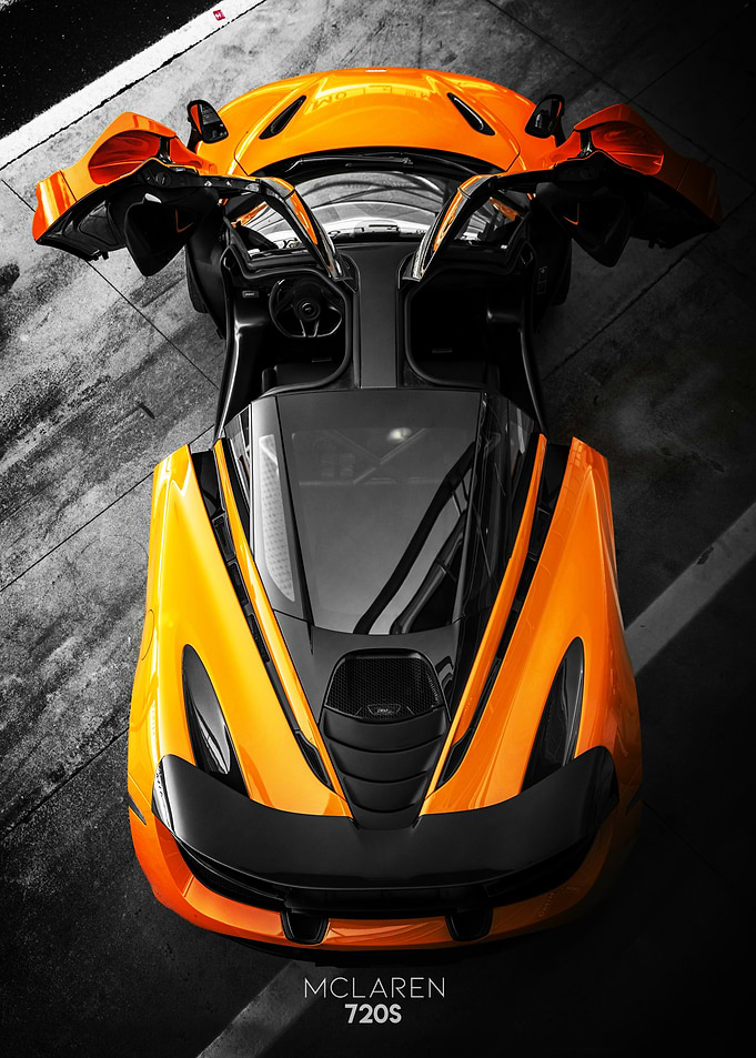 McLaren 720S Top View