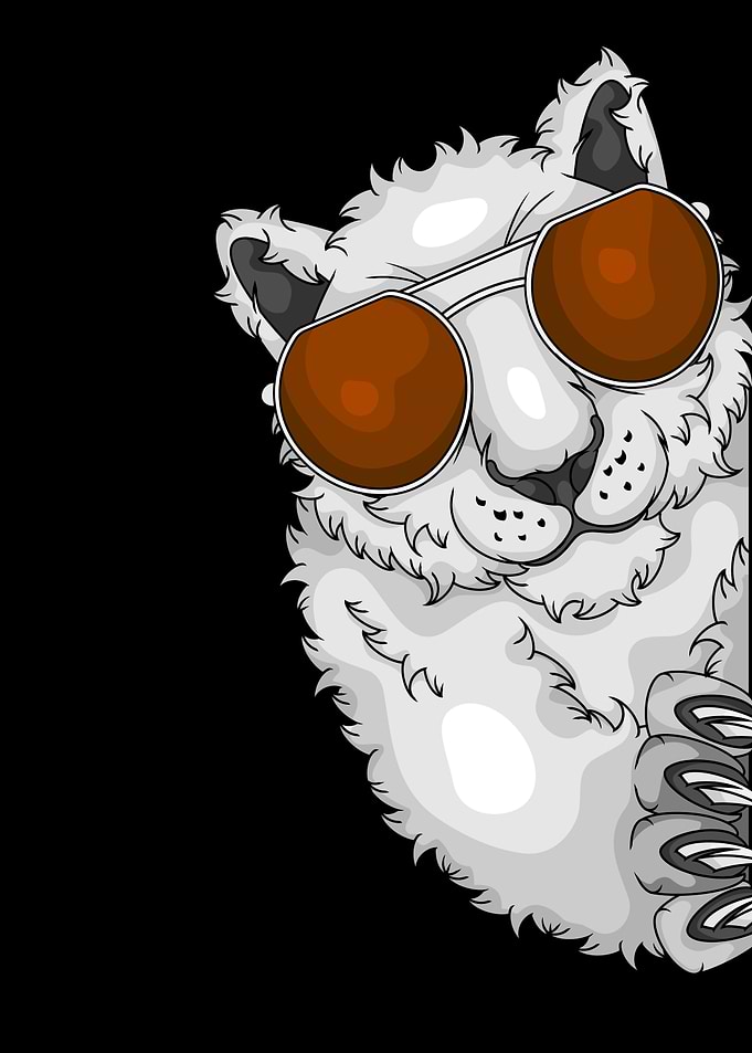 Cool Snow Leopard With Sunglasses Kids Snow Leopard