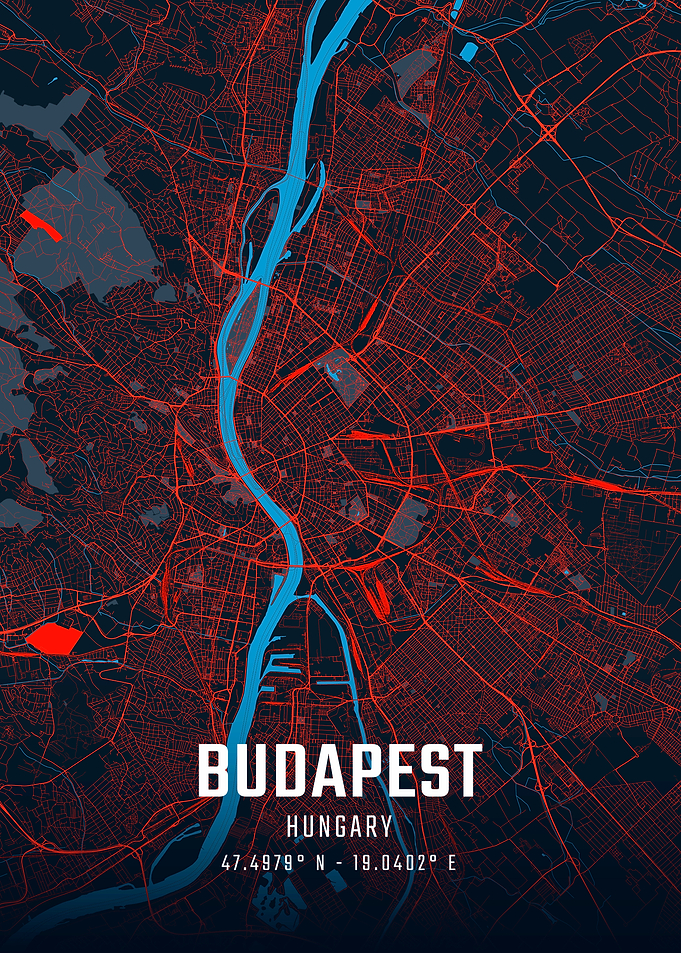 Budapest City Map