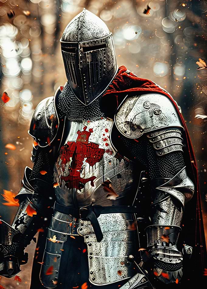 Medieval Knight in Shining Armor