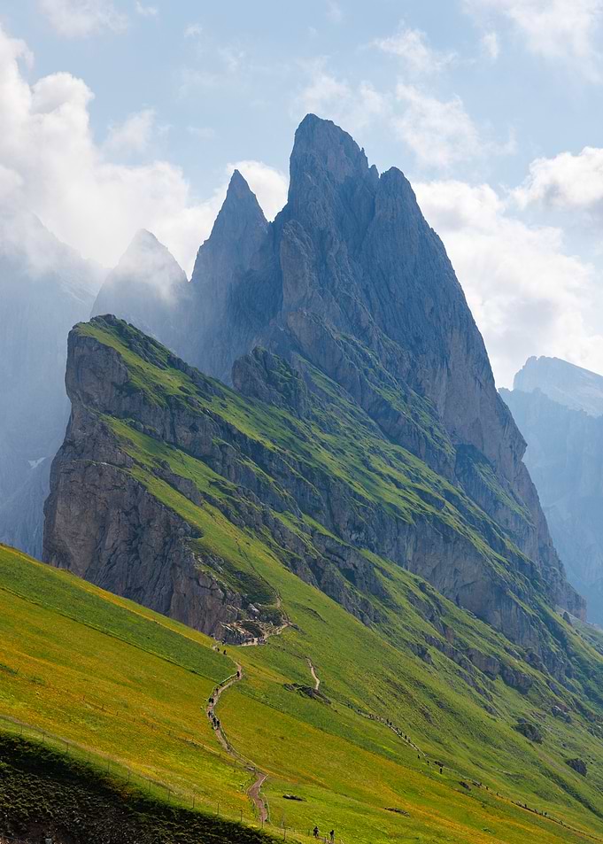 Seceda Ridgeline, Dolomites, Italy