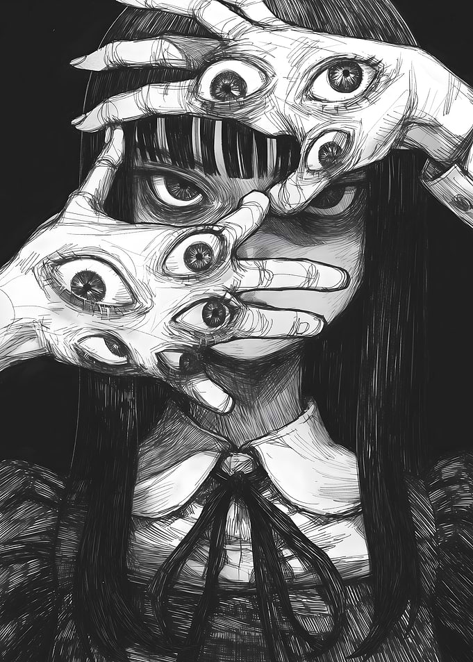 Creepy Girl Anime