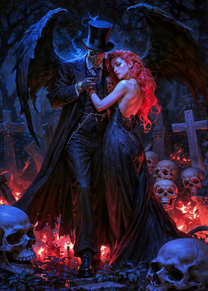Baron Samedi and Maman Brigitte Gothic Romance in a Graveyard