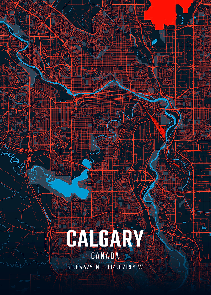 Calgary City Map