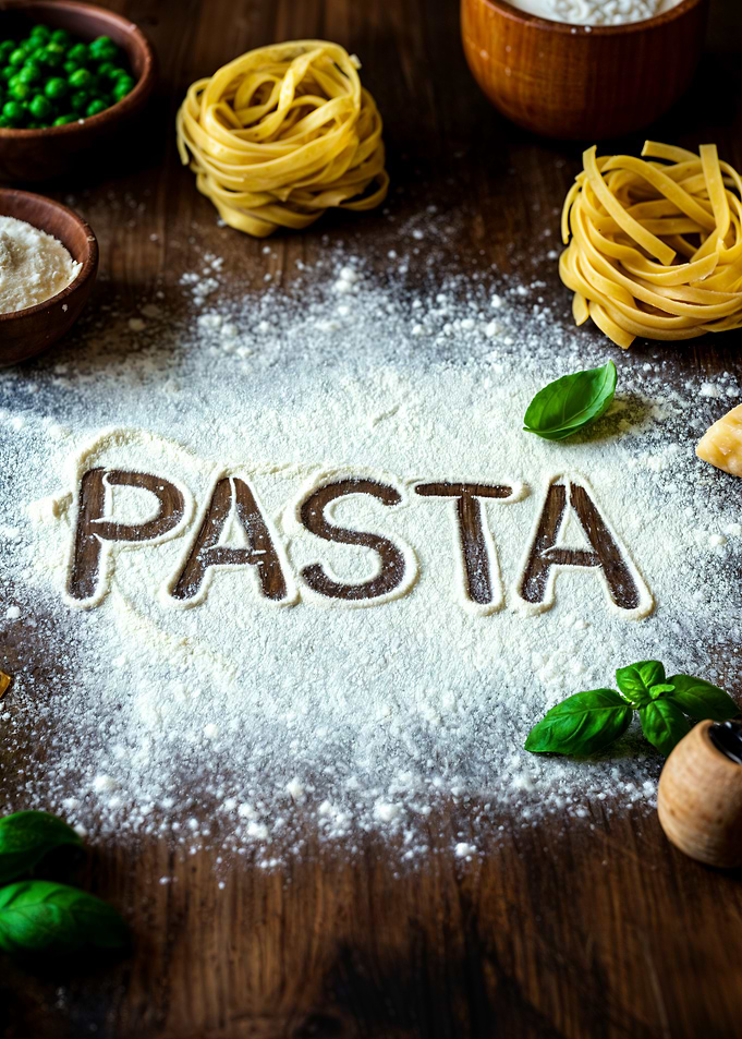 Pasta Ingredients Still Life