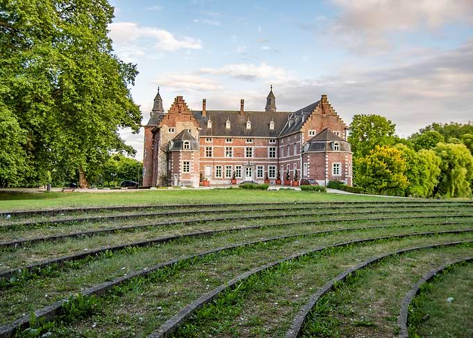 Historic Castle with Green Amphitheater