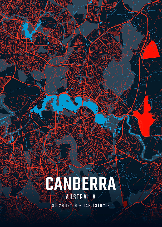 Canberra City Map