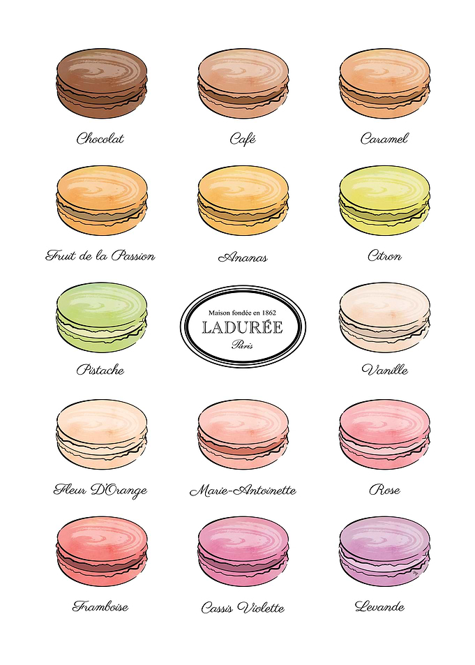 Ladurée Macarons Set