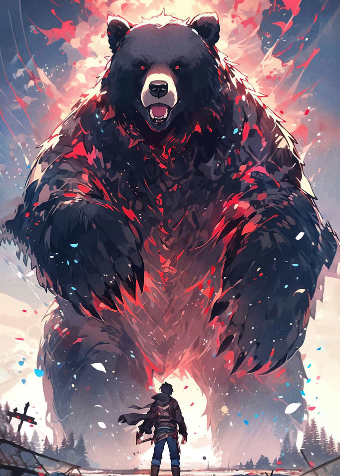 Giant Bear Confrontation