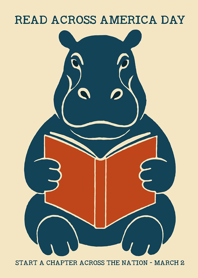 Read Across America Day Hippo