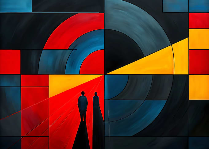 Abstract Figures in Geometric Landscape