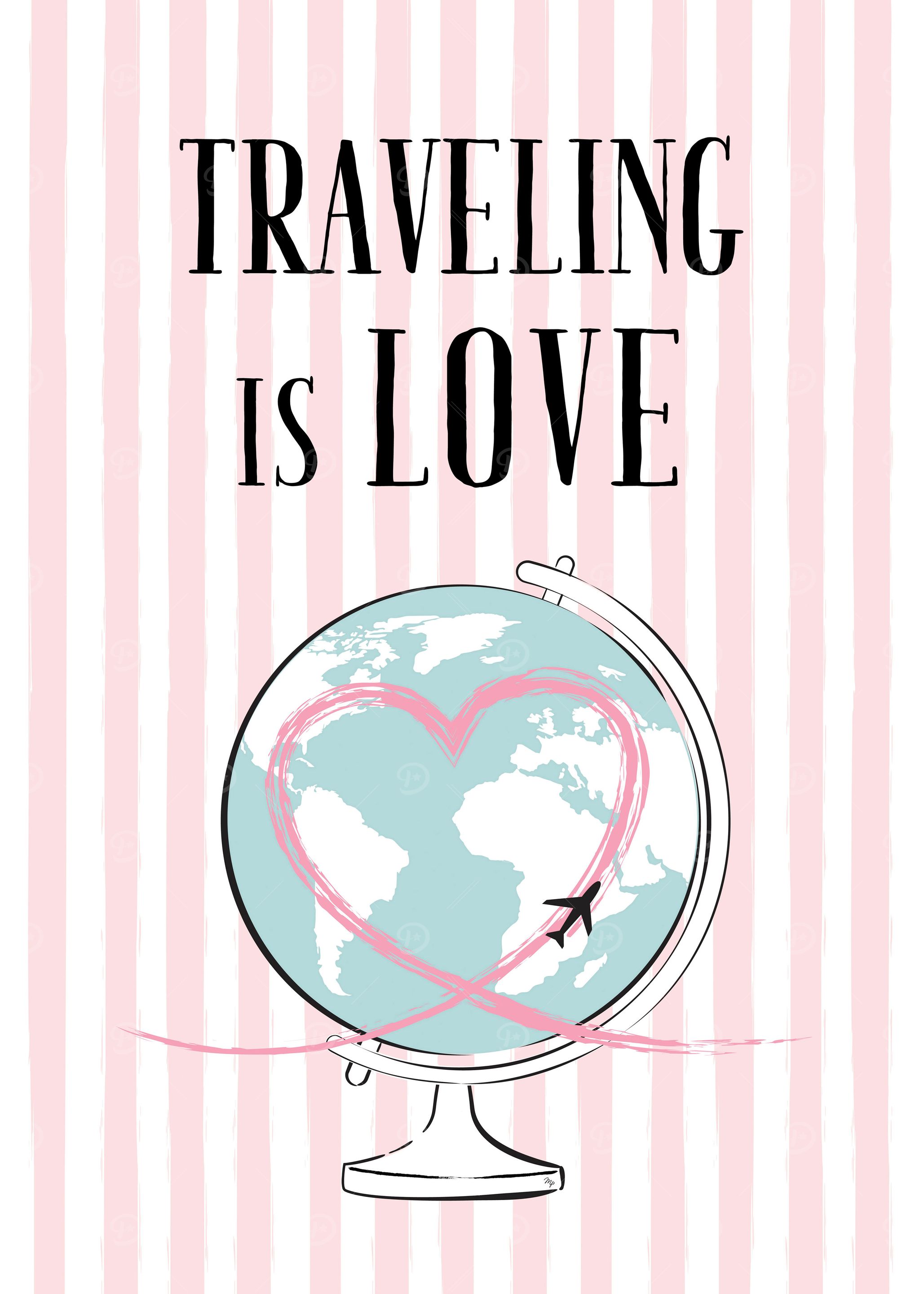Traveling is Love Globe