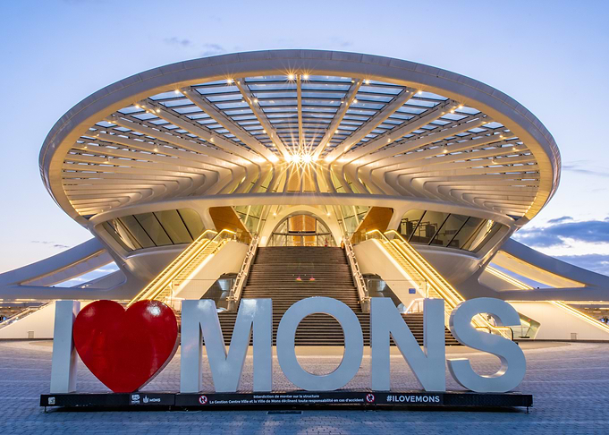 Mons Train Station, Belgium