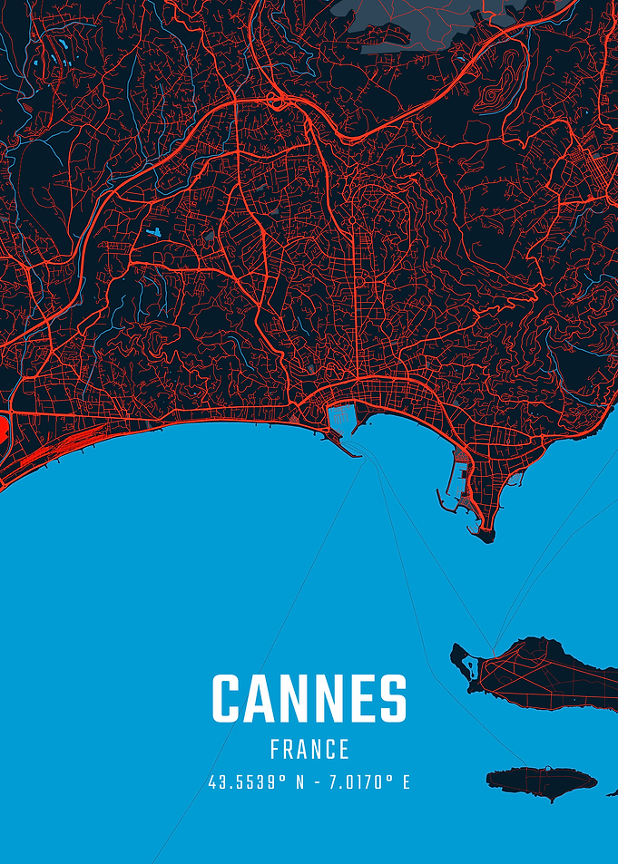 Cannes City Map
