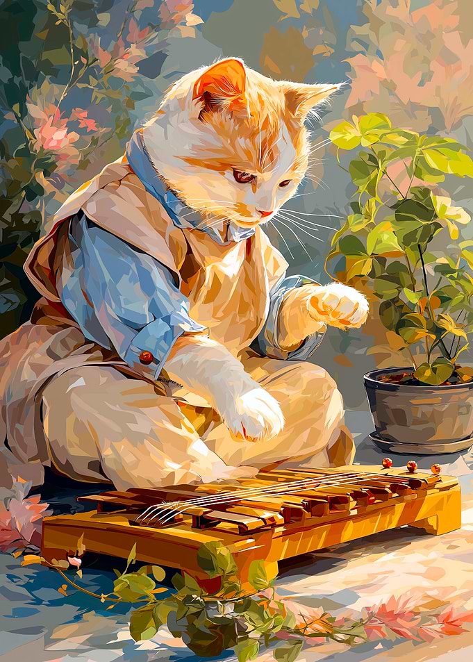 The Musician Cat