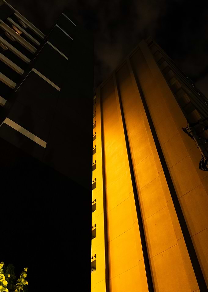 Night Buildings Architecture