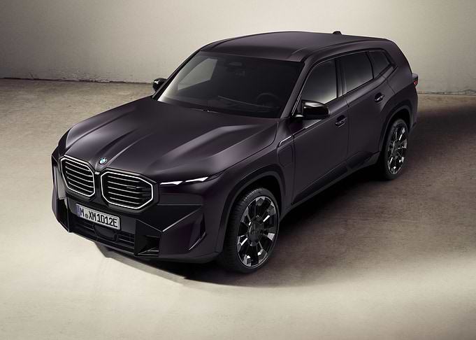 Dark Purple BMW XM SUV