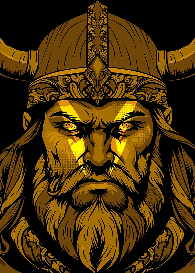 Viking Warrior Portrait