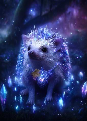 Enchanted Hedgehog Crystals