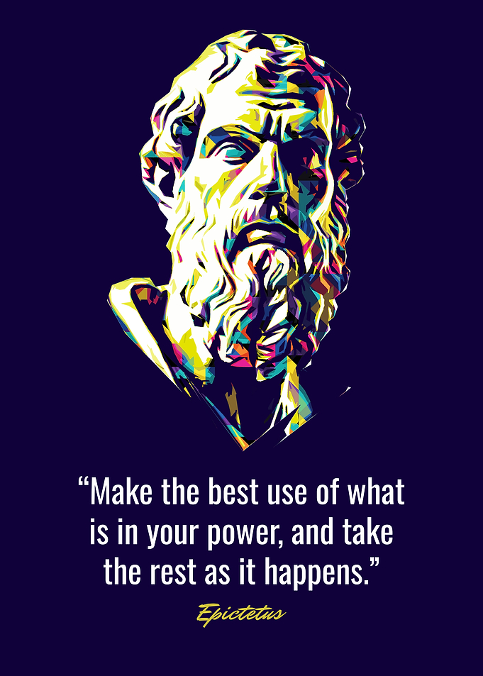 Epictetus Quote Pop Art