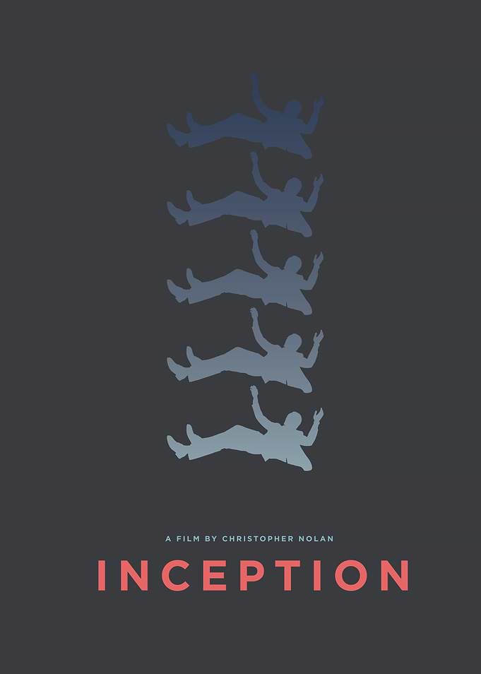 Inception Movie Poster Minimalist Design