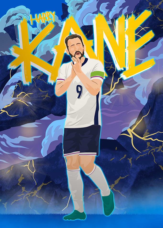 Harry Kane Illustration