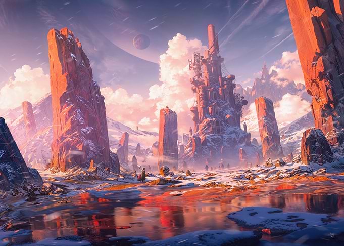 Red pillar