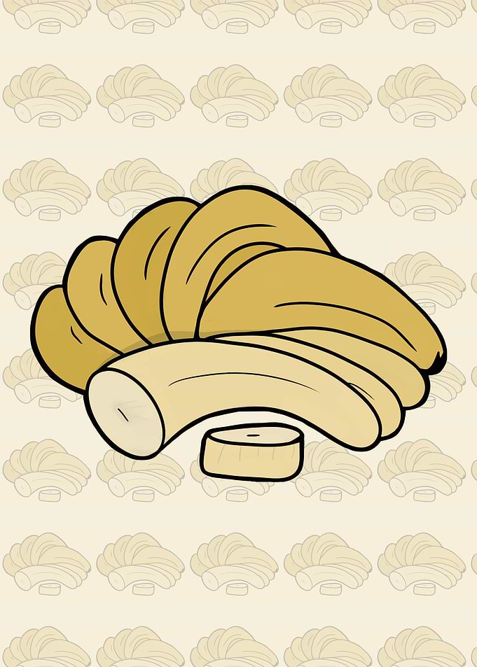 Stylized bananas Illustration