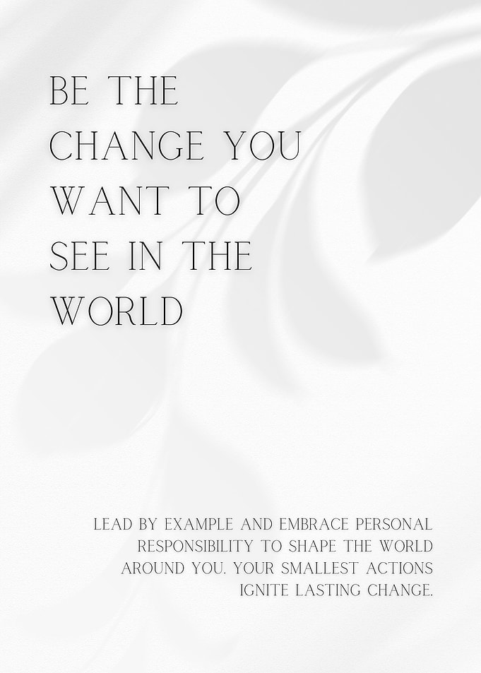 Inspirational Quote with Floral Background